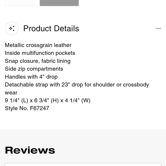 Coach Surrey Metallic  Pink/Raspberry/Wine Handbag - Picture 7 of 7